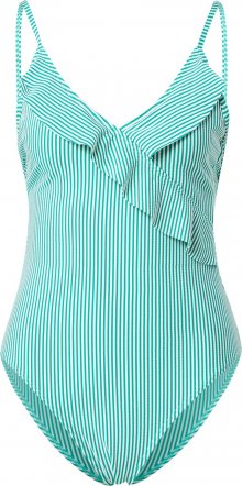 BeckSöndergaard Plavky \'Striba Frill\' nefritová / bílá