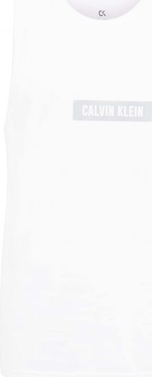 Calvin Klein Performance Funkční tričko bílá / šedá