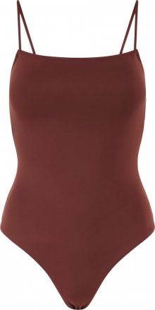 PIECES Plavky \'Ginette\' čokoládová