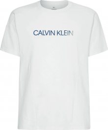 Calvin Klein Performance Funkční tričko bílá / chladná modrá