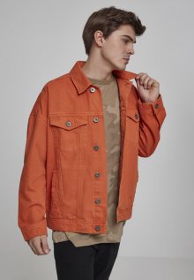 Urban Classics Oversize Garment Dye Jacket rustorange - S