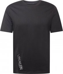 Calvin Klein Performance Funkční tričko černá / bílá / šedá