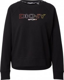 DKNY Performance Sportovní mikina černá / mix barev