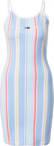 Tommy Jeans Letní šaty světlemodrá / mix barev