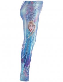 Elsa frozen 2 modré lesklé dívčí legíny