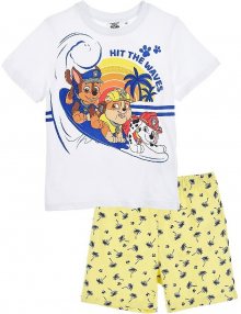 Paw patrol žluto-bílé chlapecké pyžamo