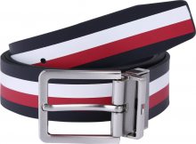 TOMMY HILFIGER Opasek noční modrá / bílá / červená