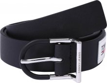 Tommy Jeans Opasek černá / bílá / námořnická modř / červená
