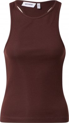 WEEKDAY Top \'Fable\' hnědá