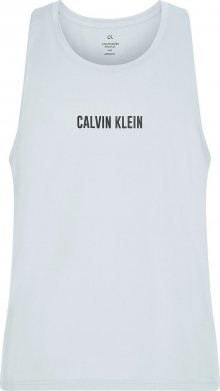 Calvin Klein Performance Funkční tričko černá / světle šedá