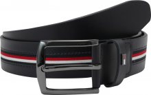 TOMMY HILFIGER Opasek \'DENTON\' kobaltová modř / bílá / červená