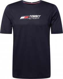 Tommy Sport Funkční tričko námořnická modř / bílá / červená