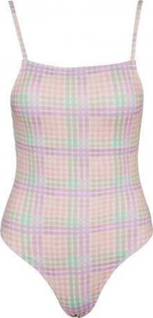 VERO MODA Plavky \'Pheobe\' přírodní bílá / fialová / meruňková / nefritová