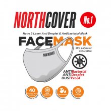 AC-3012SII Nano 3 vrstva anti-kapek a antibakteriální masku No.01 k opakovanému použití (balení 5 ks) uni L