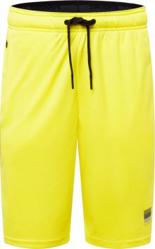 Superdry Sportovní kalhoty světle žlutá / černá / šedá