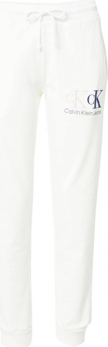 Calvin Klein Jeans Kalhoty \'90\'s HWK MONOGRAM TRACK PANT\' tmavě béžová