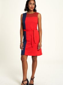 Tranquillo modro-červené šaty - M