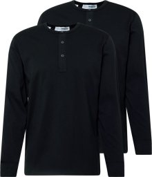 SELECTED HOMME Tričko \'SLHBAKER\' černá