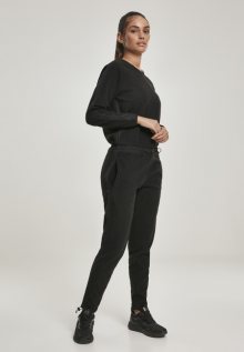 Urban Classics Ladies Polar Fleece Jumpsuit black - XS
