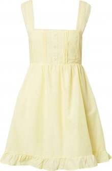 Cotton On Letní šaty \'FLORA FRILLY PINNY\' světle žlutá