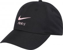 NIKE Sportovní kšiltovka \'Paris Saint-Germain\' černá / růžová