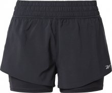 REEBOK Sportovní kalhoty černá