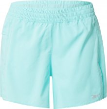 REEBOK Sportovní kalhoty nefritová / stříbrně šedá