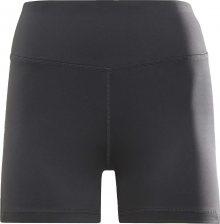 REEBOK Sportovní kalhoty černá / bílá