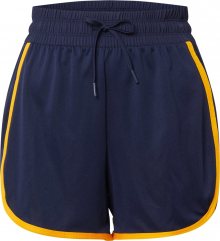 REEBOK Sportovní kalhoty námořnická modř / šafrán / bílá
