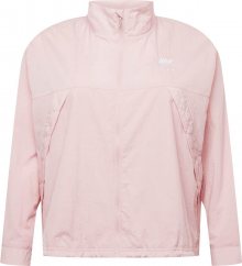 Nike Sportswear Přechodná bunda světle růžová / bílá