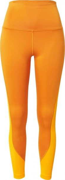 REEBOK Sportovní kalhoty žlutá / oranžová