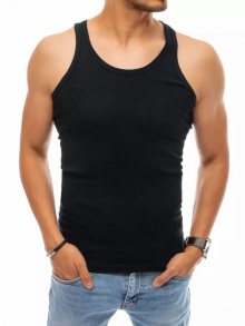 Dstreet Jednoduché černé tílko