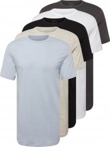 River Island Tričko opálová / černá / béžový melír / bílá / antracitová