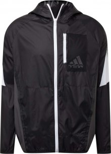 ADIDAS PERFORMANCE Sportovní bunda \'Seaso\' tmavě šedá / černá / bílá