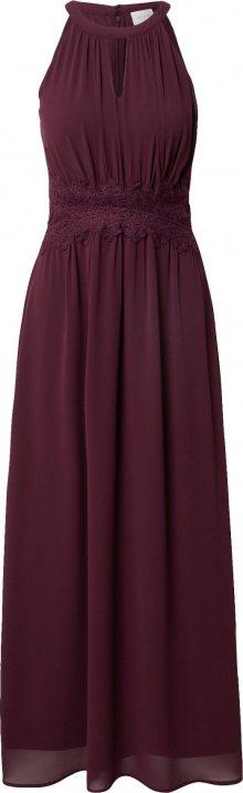 VILA Společenské šaty \'MILINA\' vínově červená