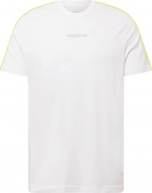 REEBOK Funkční tričko bílá / žlutá