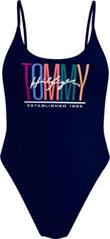 TOMMY HILFIGER Plavky marine modrá / bílá / světlemodrá / meruňková / pink