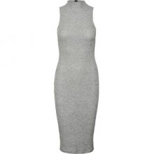 Vero Moda Dámské šaty VMTIA 10258974 Medium Grey Melange XS