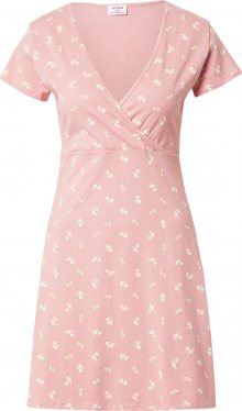 Cotton On Letní šaty \'BESSIE\' pink / světle zelená / přírodní bílá