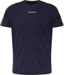 REEBOK Funkční tričko námořnická modř / žlutá / bílá