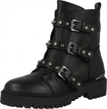 GUESS Nízké kozačky \'OCEA2\' černá / stříbrná