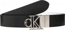 Calvin Klein Jeans Opasek černá / bílá