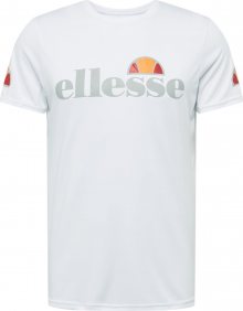 ELLESSE Funkční tričko \'Pozzio\' bílá / červená / žlutá / šedá