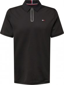 Tommy Sport Funkční tričko černá / námořnická modř / ohnivá červená / bílá