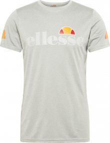 ELLESSE Funkční tričko \'Pozzio\' šedý melír / oranžová / červená