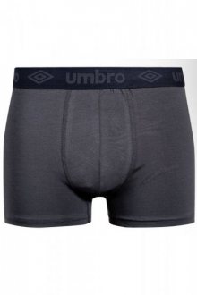 Umbro UMUM0306 Pánské boxerky M grey/dark blue