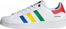 ADIDAS ORIGINALS Tenisky \'Superstar\' modrá / žlutá / zelená / červená / bílá