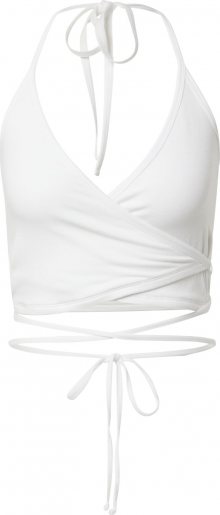 HOLLISTER Top bílá