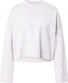 Nike Sportswear Mikina světle šedá / bílá