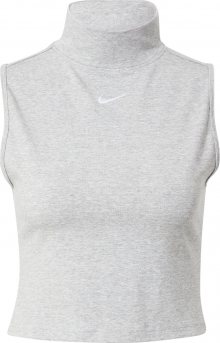 Nike Sportswear Top šedý melír